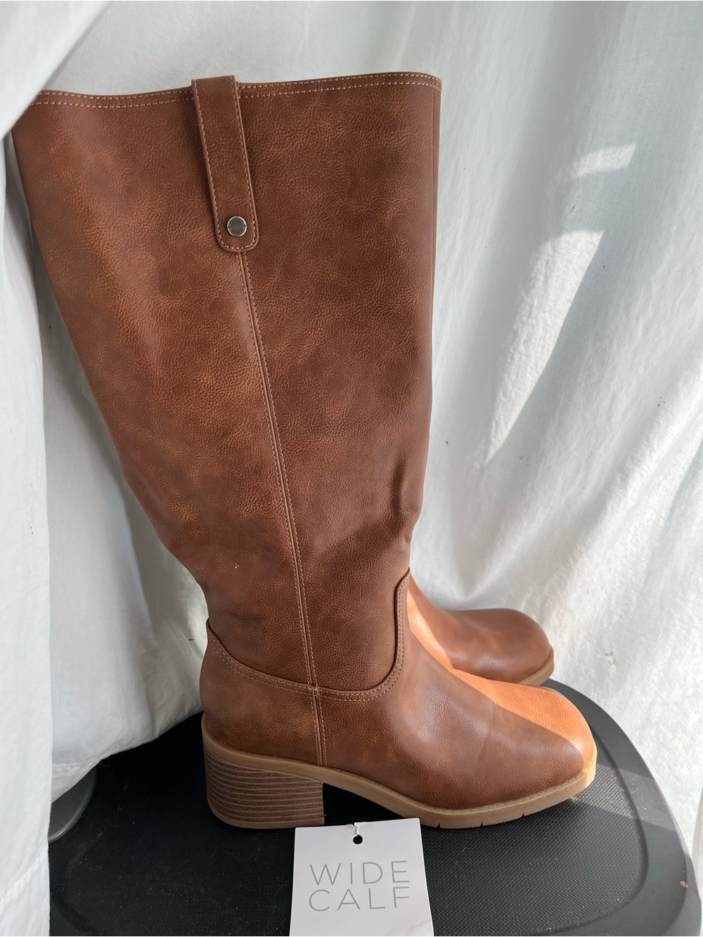 Dr Scholls Wide Calf Brown Knee-High Women's Boot